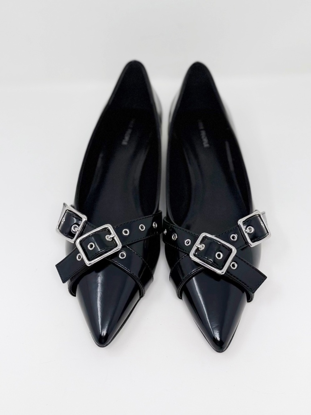 New Free People So 90s Kitten Heel Pump Black Sz 9 - Picture 8 of 14